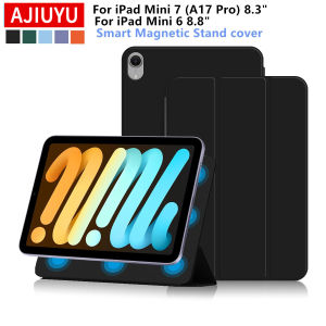 AJIUYU | Magnetic Case for iPad Mini A17 Pro Case for iPad Mini 7 8.3 inch Tablet Case Funda For iPad Mini 6 Mini7 Smart Book Cover Folio