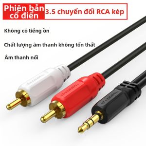 Choseal | Dây Cáp Âm Thanh 3.5mm sang Dual RCA 1-to-2