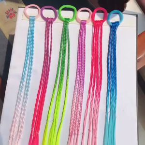 Dây buộc tóc Bím Tóc Giả Tóc Giả Thắt Bím Nhiều Màu Sắc Thời Trang Cho Nữ