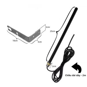 3 Ăng-ten Tín Hiệu 433.92 MHz Cho Thiết Bị Cổng Cửa Nhà Để Xe Thiết Bị Cảm Biến Bên Ngoài Điều Khiển Ăng-ten RFID