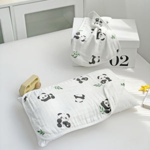 Khăn Trải Giường Trẻ Em Bằng Cotton Nguyên Chất 2024 Mới Lớp Lụa Bông Tre Kháng Khuẩn Cao Cấp Thoáng Khí Thoải Mái