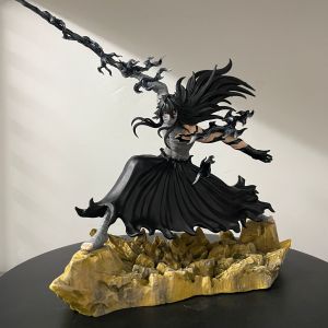 Bandai | Bleach Ichigo Hollowfied Horn & Final Getsuga Tensho 23cm Anime Action Figure Statue Desktop Decoration Gift
