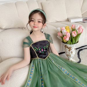 Custom Design Summer Birthday Princess Dress for Girls