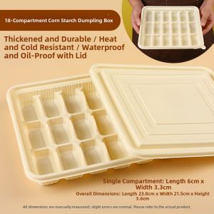 Biodegradable Corn Starch Thickened Lid Packing Box
