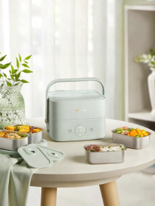 Bear | Insulated Heating Rice Box with Steaming Function for Office Workers