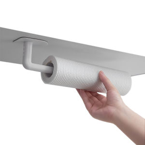 Kitchen Organizer Chopping Boards Pot Lid Holder Adhesive Wall Mount Kitchen Paper Holder Hook Toilet Roll Papers Holder