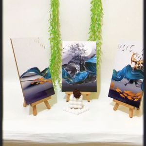 HIASAN DINDING 3 IN 1 SET PEMANDANGAN BOHO KIJANG NORDIC WALLDECOR NUANSA ABSTRAK BOHO MINIMALIS NORDIC DEER SET HIASAN ISLAMI DAN PAJANGAN RUMAH KAYU AESTHETIC KEKINIAN