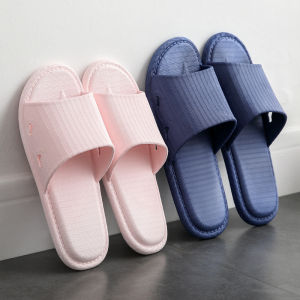 Summer Indoor Slip-Resistant Soft Sole Bath Slippers for Men and Women