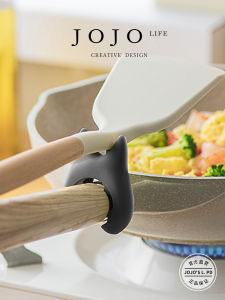 Jojos L PD Integrated Kitchen Utensil Holder Heat Resistant Anti-Scalding No Drilling Required Pot Spoon Rack Cooking Tool