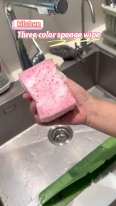 10pcs High Density Cleaning Sponge Dual Sided Dish Sponge Washing Eco Non-Scratch for Dish Sponge