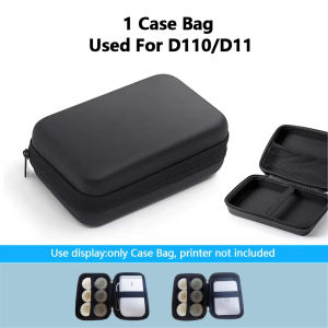 Niimbot Label Printer Storage Case with Mesh Pocket  Case Bag Thermal Printer USE Protective Shell for Home Daily Storage/Office