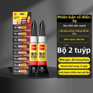 deli | Keo Dán Mạnh Ngay Lập Tức Trong Suốt