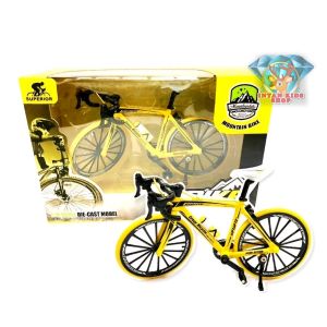 MAINAN MINIATUR DIECAST MOUNTAIN BIKE 1:10 SEPEDA BALAP 0818-4A