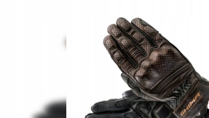 SHIMA AVIATOR Men Motorcycle Gloves - Dark Brown