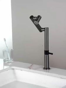 TISAS Stainless Steel Faucets for Sink Kitchen 360° Rotation Laundry Water Tap Bathroom Basin Faucet Rotatable Mechanical Arm Single Cold Faucet
