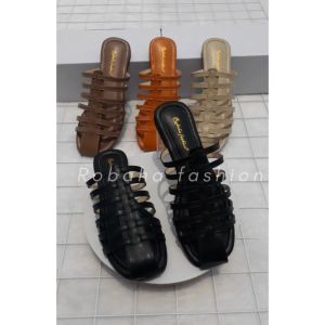 Sandal Wanita Teplek Tali Kronjo RB-04 Flip Flop/Sendal Flat Slipon Terbaru
