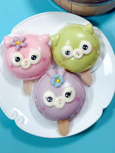 Childrens Day Cartoon Animal Ice Cream Bun Baby Complementary Food DIY Mold PLA Material Chinese Style Steamed Bun Mold