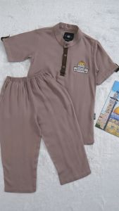 Setelan Baju Koko Kurta Athar Anak Laki-laki Usia 3 - 12 Tahun Bahan Katun Twill Premium Ammarkids