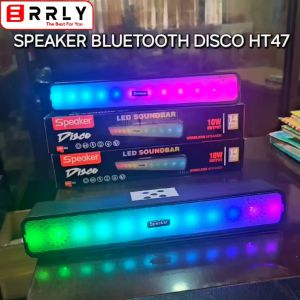 Speaker Bluetooth Wireless ERRLY HT47 Multifungsi Suara Surround Stereo Kualitas HiFi TWS 2IN1 Full Power Led RGB