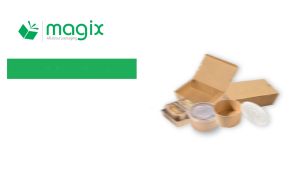 MFHG - Combo 25 hộp giấy kraft thực phẩm hộp giấy nắp gập màu nâu đựng thức ăn hộp giấy nắp gài gói đồ ăn mang đi