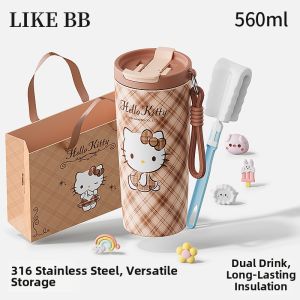 LIKE BB | Insulated Straw Water Bottle For Girls