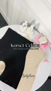 LadyLuxe - Celana Korset Pelangsing Tubuh Short Street Slimming Pants Pembentuk Tubuh Celana Pendek Legging Wanita Size Jumbo KR002