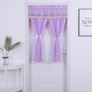 YYBAIO | Pink Lace Double Layer Privacy Curtain