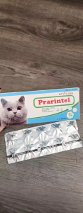 Prarintel - Xổ Giun Sán Giun Tròn Giun Dẹp Giun Đũa cho Mèo - Xuất xứ Thái Lan
