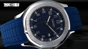 นาฬิกาข้อมือผู้ชาย สายยางซิลิโคน มีวันที่ กันน้ำ ของแท้ 100%