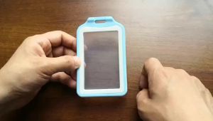 1Pc Double Sided Transparent ID Badge Holders Heavy Duty Plastic Card Case for Students Nurses Doctors Staff Card