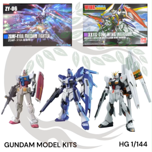 Gundam model kits HG 1/144 High Quality Runners Unicorn Rx 78 Zaku Freedom Justice Wing Mech Robots