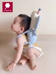 AODUOYAYA Cute Baby Head Protection Pillow Toddler Walking Anti-Falling Cushion Comfort Doll