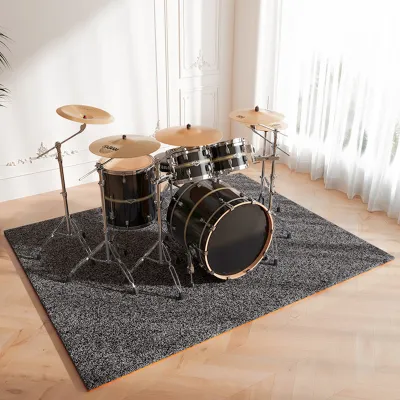 Thickened Home Use Drum Pad Floor Soundproofing Shock Absorption Sound Absorption Carpet Large Area Piano Special Noise Reduction Mat