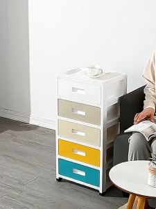 Trove 35cm Drawer Cabinet  For Clothes With Wheels Baby Wardrobe Clothes Cabinet Sale Toy Organizer Plastic Durabox Bedside