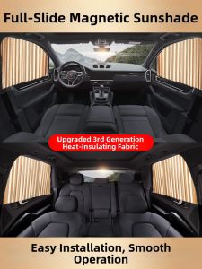 CHANGJIE | Magnetic Sun Shade for Car Windows with Track System