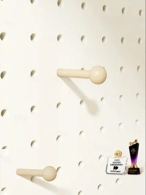 BEIQIVI | Multipurpose Wooden Pegboard Storage System