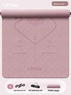 Umay(佑美) | Thảm Yoga Cho Nữ Dày Chống Sốc Chống Trượt Giảm Ồn Phù Hợp Tập Luyện Tại Nhà
