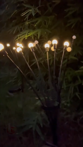 Đèn LED Cắm Cỏ Đom Đóm Năng Lượng Mặt Trời Trang Trí Lối Đi Ban Công Sân Vườn siêu đẹp