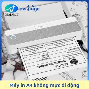Peripage P81 Máy In Nhiệt A4 Không Mực Máy In Nhiệt Không Dây Bluetooth USB Văn Bản PDF Máy In Ảnh Tài Liệu Có Hướng Dẫn Sử Dụng Nạp Giấy Bằng Tay