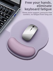 NUOPUCHI | Custom Logo Office Mouse Pad Memory Foam Anti-Slip Keyboard Hand Rest for Women