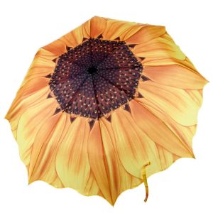 Sunflower Folding Umbrella UPF 50+ UV Sun & Rain Protection Compact Travel Umbrella for Women Gifts for Her Lover