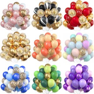 10 inch latex balloons 30pcs combination balloon set for weddings holidays birthdays parties balloon decoration and decorati