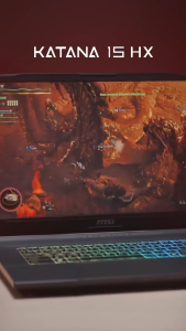 MSI Katana 15 HX Gaming Laptop — RTX5050 - 15.6" QHD IPS 165Hz - Intel Core i9 - 16GB RAM - 1TB SSD