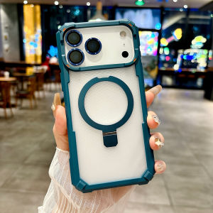Luxury Magneti Hard Includes Camera Lens Protector Phone Case For iPhone 17 Pro Max 16 17 15 13 12 14 11 Shockproof Cover Funda
