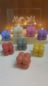 เทียนหอมลูกบาศก์ เทียนหอมรูบิค