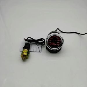 RYSJM | 52MM Oil Water Temperature Meter with Sensor 7 Colors Oil Pressure Gauges Turbo Boost Gauge for Car Racing Fuel AFR Meter Auto