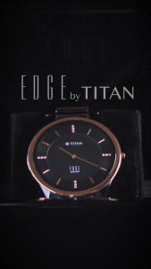 Đồng hồ nam TITAN Edge dây Solid Ceramic mặt 40.5MM dây màu đen 1696NC12
