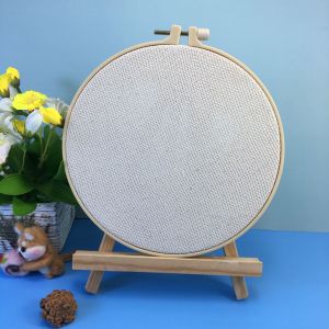 Wooden Frame Embroidery Hoop No Drop Yarn Balling Handmade DIY Material Tool for Poking And Rubbing Embroidery Fun