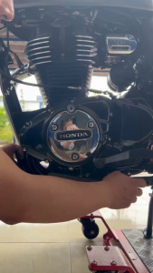 Ốp gầm CB350 khung bảo vệ lốc máy CB350 bảo vệ gầm CB350 Hness phụ kiện chính hãng mbiker