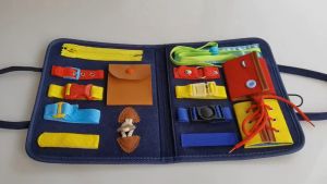 Baby Busy Board Montessori Toy: A Fun Way to Develop Basic Skills & Fine Motor Skills